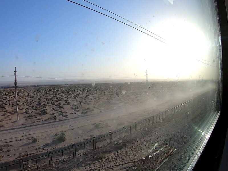 Deep in the far-Western Xinjiang, all I could see were sand and a merciless autumn sun.